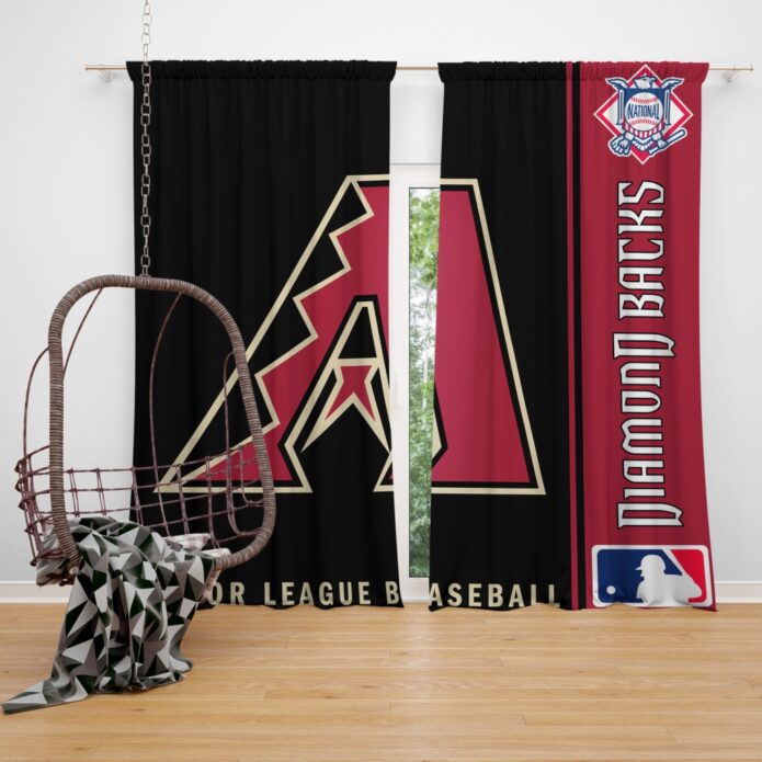 Arizona Diamondbacks MLB Baseball National League Window Curtain