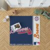 Atlanta Braves MLB Baseball National League Floor Carpet Rug Mat 1