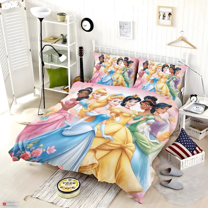 Disney Princess Bedding Set Twin Queen Size
