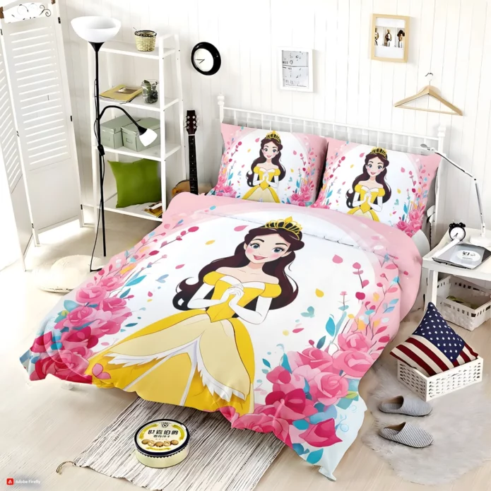 Disney Princess Belle Bedding Set for Kids Girls & Teens