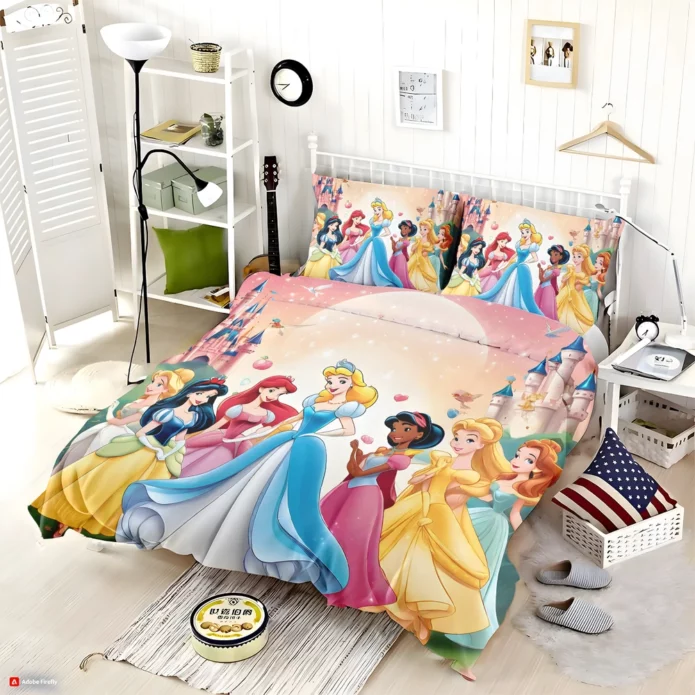 Disney Princess Friendship Adventures Birthday Gift Bedding Set