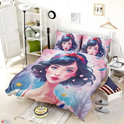 Snow White and the Seven Dwarfs Movie Themed Bedding Set