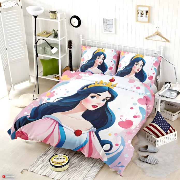 Twin Queen Size Disney Princess Bedding Set