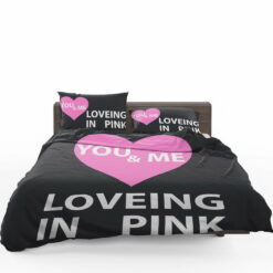 Victoria's Secret VS Loveing in Pink You & Men Bedding Set