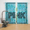 Victoria's Secret Pink Leoperd Pattern Print bedroom décor Window Curtain