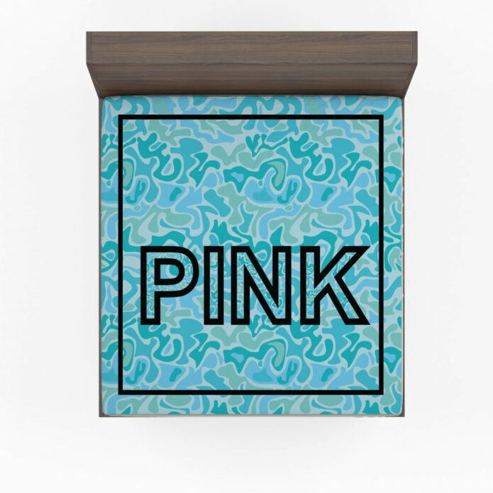 Victoria's Secret Pink Leoperd Pattern Print bedroom décor Bedding Fitted Sheet