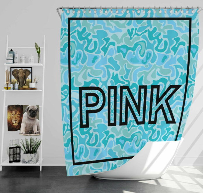 Victoria's Secret Pink Leoperd Pattern Print bedroom décor Shower Curtain