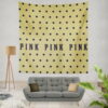 Victoria's Secret Yellow Color Polka Dot Pattern Wall Hanging Tapestry